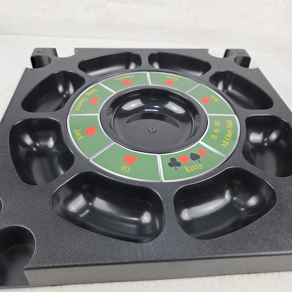 Tripoley Special Edition Rotating Turntable Card Game Cadaco 2000 Complete - Picture 10 of 15